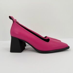 Vegabond Shoemakers Pink Leather Hedda Heeled Pumps Size 39 or US 9